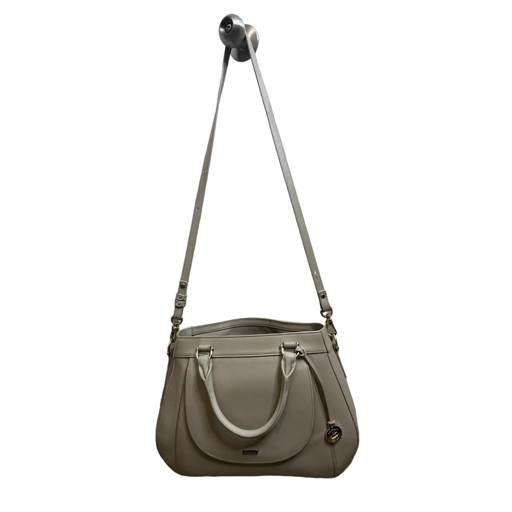 Brahmin Raelynn Satchel Sand Leather Beige gray bag - Picture 4 of 16